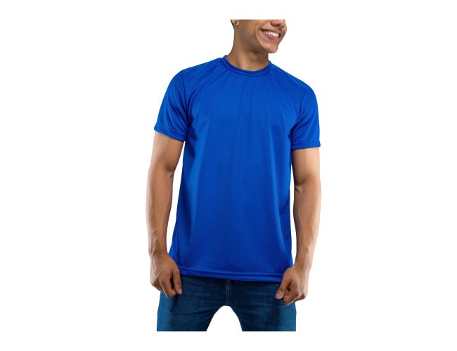 Camiseta Dry Fit Azul Royal