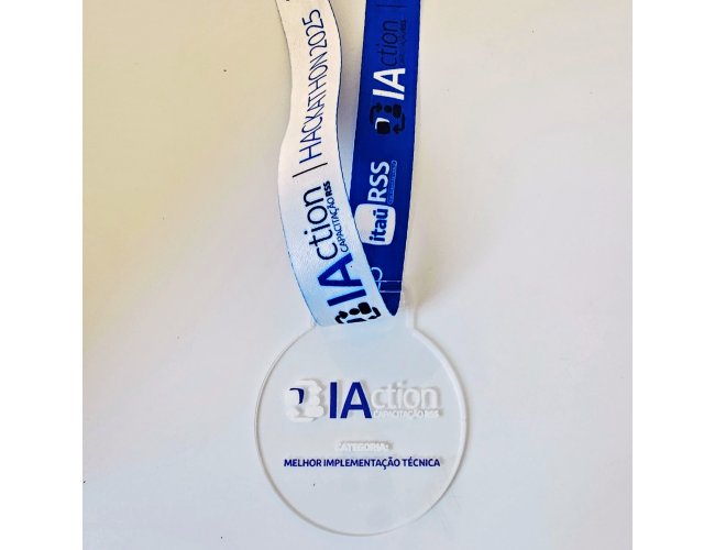 Medalha acr�lica